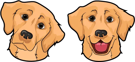 Golden Retriever Cursor U2013 Custom Browser Extension Dog Yawns Png Golden Retriever Png