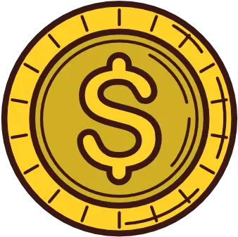 Money Dollar Coin Free Icon Of Business Icons Rattan Mirror Nz Png Coin Icon Png