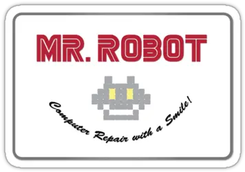 Sticker Mr Robot Par Mrbr8side Mr Robot Logo Png Computer Repair Logos