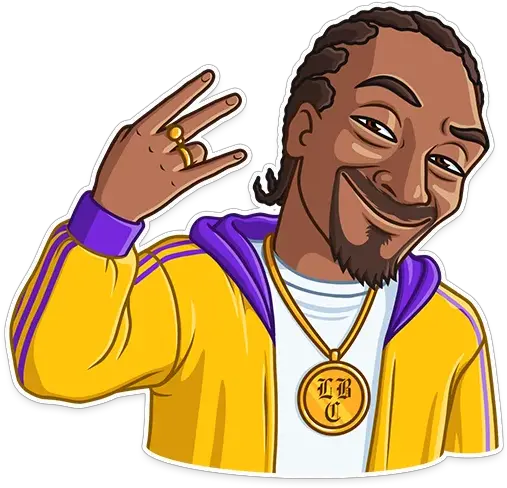 Telegram Sticker Stickers De Snoop Dogg Png Snoop Dogg Logo