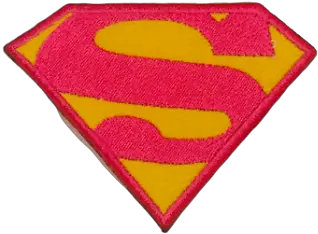 Superman Superwoman Pink Iron Onsew Shirt Patch Ebay Superhero Png Superwoman Png