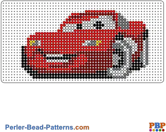 Lightning Mcqueen Perler Bead Pattern And Designs Science Museum Png Lightning Mcqueen Logo