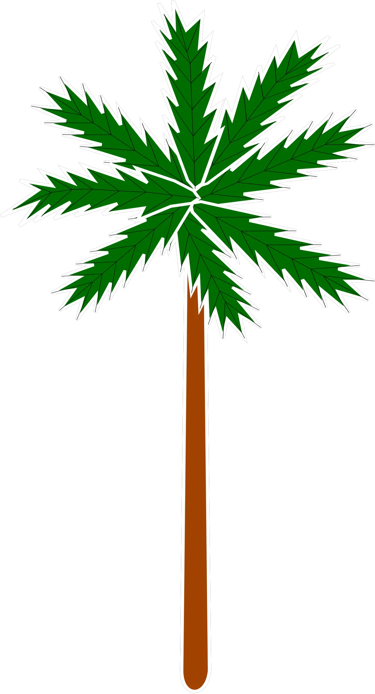 Green Palm Tree Png