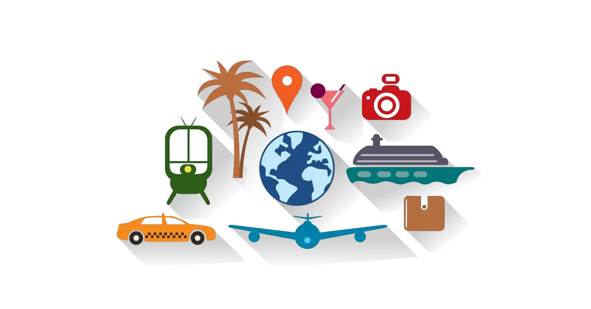 Travel Symbols Vector Illustrations Free Png Graphic Tour And Travels Icon Travel Clipart Png