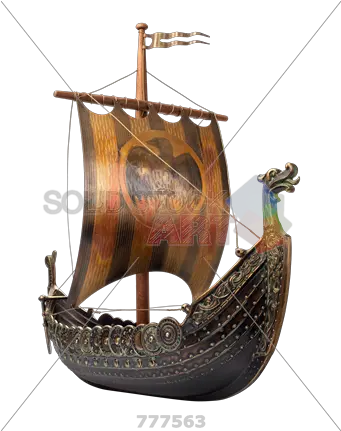 Stock Photo Of Viking Ship Isolated Viking Ship Front View Png Ship Transparent
