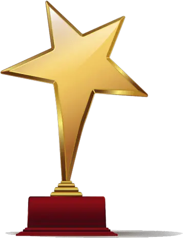 Gold Star Trophy Png Transparent Png Format Star Trophy Png Award Png