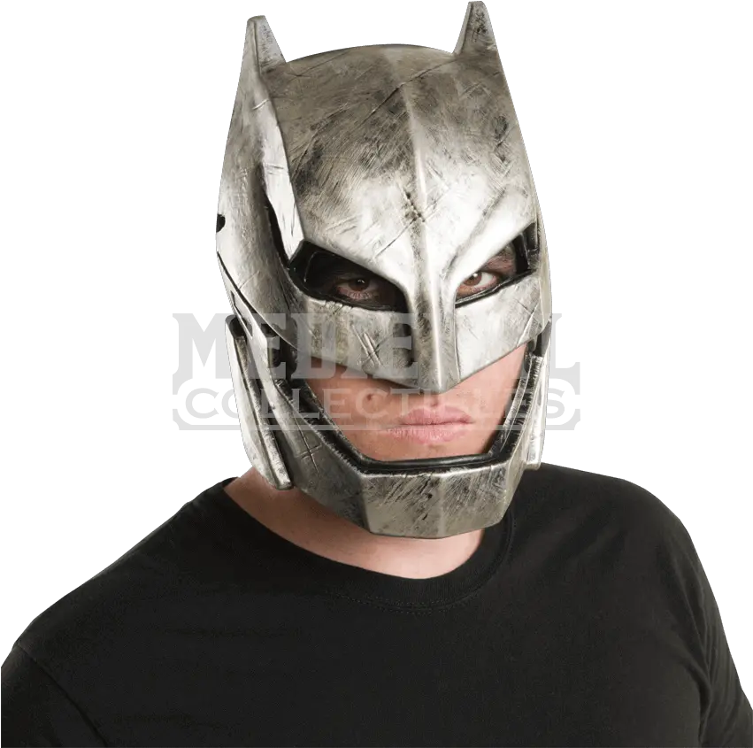 Download Adult Armoured Batman Half Mask From Medieval Mascara De Batman Aradura Png Batman Mask Png