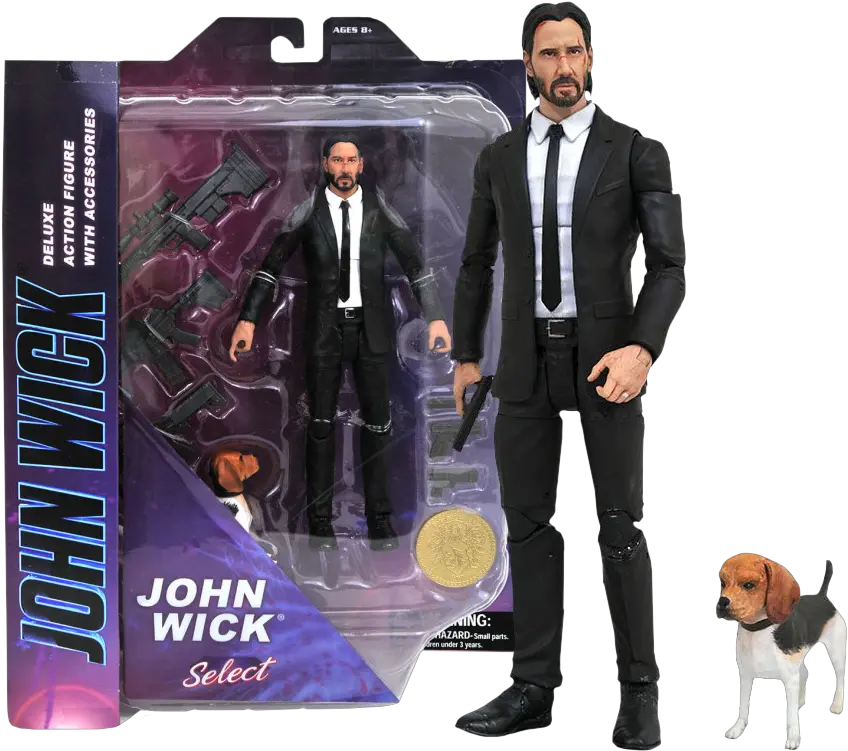 John Wick John Wick With Dog 7 Action Figure Action Figure John Wick Png John Wick Png