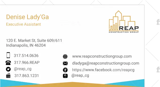 Create Modern And Custom Business Card Design American Realty Advisors Png Facebook Logo For Business Cards