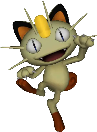 Meowth Transparent Super Smash Bro Meowth Super Smash Bros Png Meowth Png