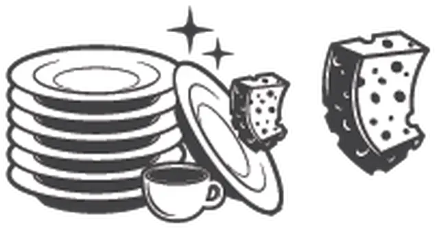 Stunning Cliparts Clipart Cleaning Tools 34 Clean Dishes Clipart Black And White Png Tools Clipart Png