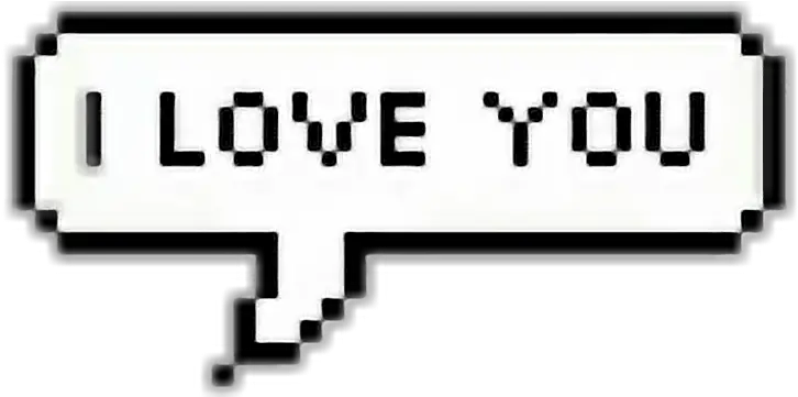 Cute Cursors Png Speech Bubble Aesthetic Png I Love You Png
