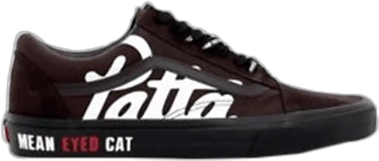 Patta X Old Skool U0027mean Eyed Catu0027 In 2019 Vans Skate Shoe Png Vans Png