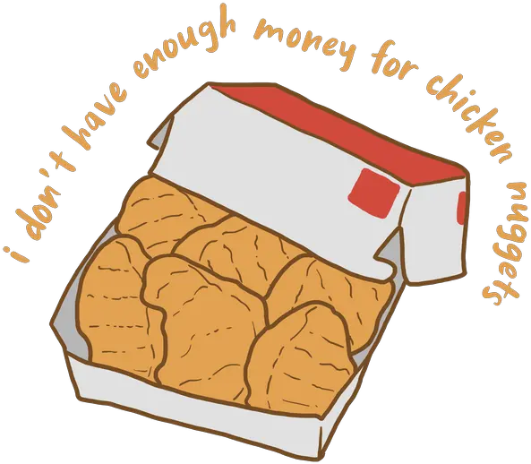 Chicken Nuggets Don T Have Enough Money For Chicken Nuggets Png Chicken Nugget Transparent