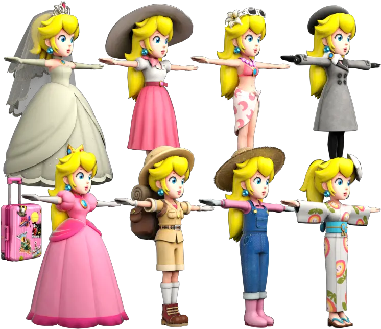 Nintendo Switch Super Mario Odyssey Peach The Models Mario Odyssey Princess Peach Png Super Mario Odyssey Png