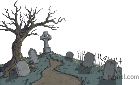 Graveyard Without Sky Cemetary Graves Creepy Spooky Scary Graveyard Grave Illustration Png Graveyard Png