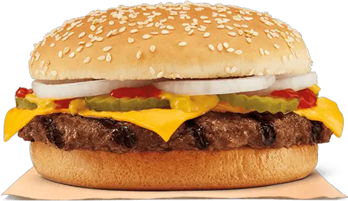 Quarter Pound King Burger Burger King Kids Cheeseburger Png Burger King Crown Png