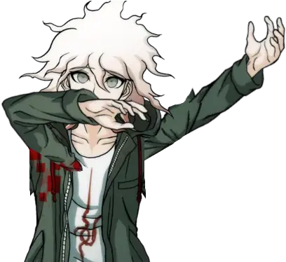 Download Dicks Out For Harambe Danganronpa Png Image With Nagito Komaeda Sprites Crazy Transparent Harambe