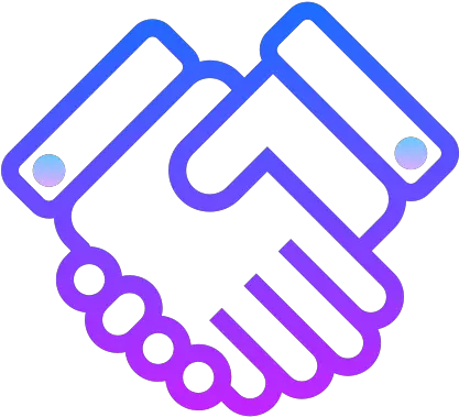 Handshake Icon In Gradient Line Style Business Handshake Icon Png Business Handshake Icon