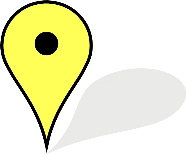 Google Maps Pin Clip Art Google Map Icon Yellow Png Google Map Pin Png