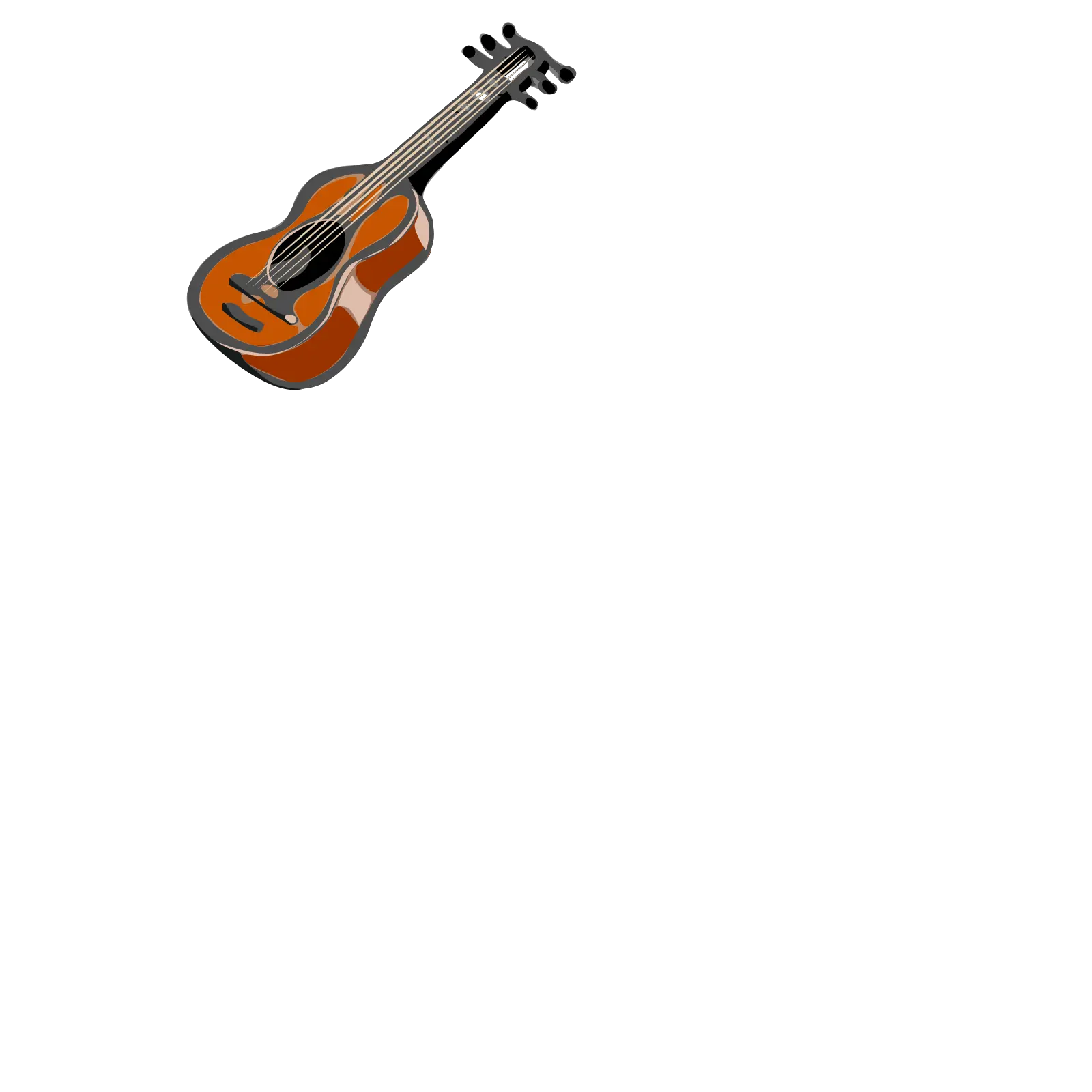 Free Mexican Guitar Png Download Clip Art Animated Image Of Guitar Cartoon Guitar Png