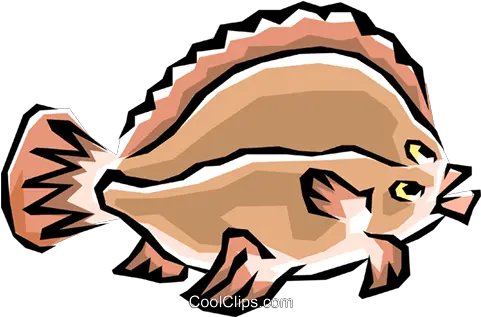 Flounder Fish Royalty Free Vector Clip Art Illustration Free Flounder Vector Png Flounder Png