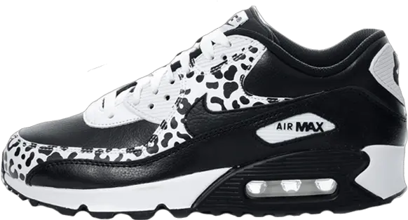 Leopard Spots Nike Air Max 90 Black Png Download Nike Air Max 90 Nike Air Logo Png