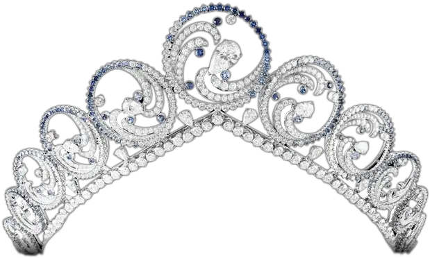 Download Diamond Van Jewellery Tiara Crown Arpels Cleef Diamond Png Tiara Png