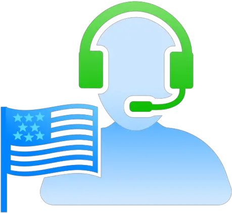 American Chat Flag Live Support American Png Live Chat Icon Png