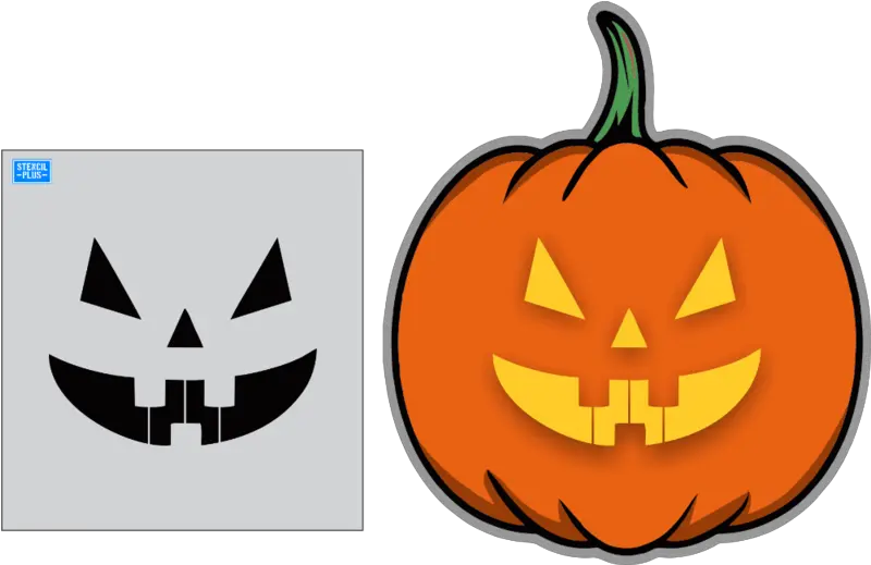 Halloween Traditional Pumpkin Face Stencilseasonalholidayhalloween Stencil Png