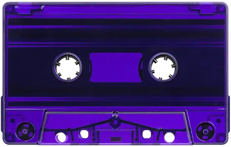 Cassette Shell Color Selection Clear Purple Cassette Tape Png Cassette Png