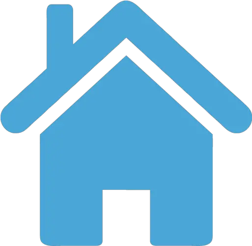 Easy To Transparent Blue Home Icon Png Home Icon