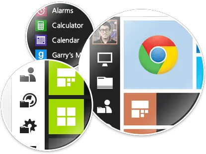 Start Menu Reviver Vertical Png Win 8 Start Icon