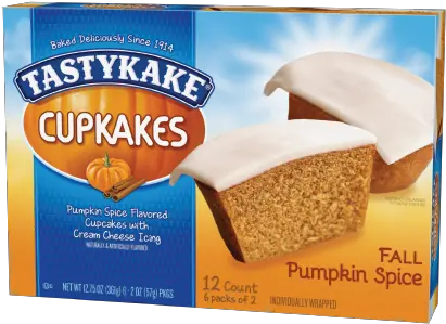 Pumpkin Spice Cupcakes U2014 Tastykake White Bread Png Pumpkin Spice Png