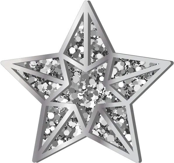 Transparent Png Clip Art Star Icon Transparent Silver Star Clipart Png