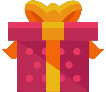 Box Gift Package Present Ribbon Icon Christmas Gift Flat Png Present Bow Png