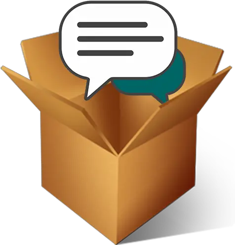 Onemessage Satellite Messaging App Cardboard Box Png Message App Icon