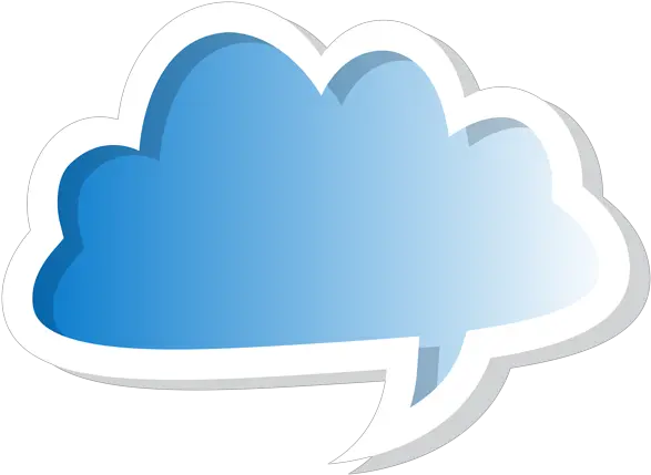 Cloud Clipart Png Nuvem Azul Com Branco Bubble Clipart Png