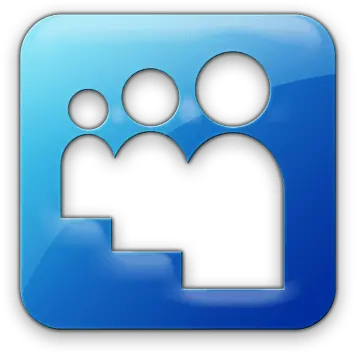3 Blue Person Logo Logo Blue Square White People Png Person Logo