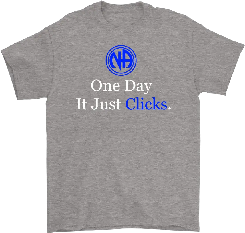 One Day It Just Clicks Na Original Unisex Tee Acid Rap T Shirt Png Anonymous Icon