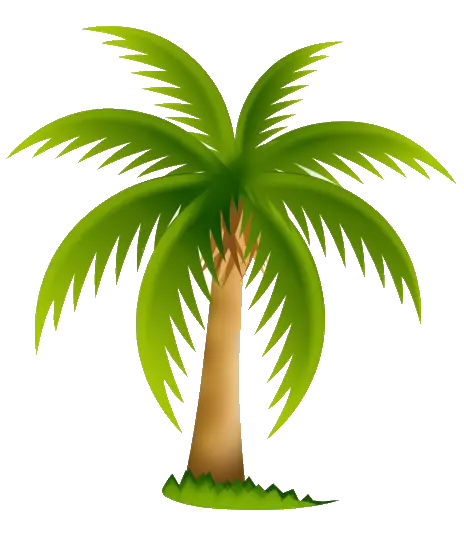 Neon Palm Tree Png