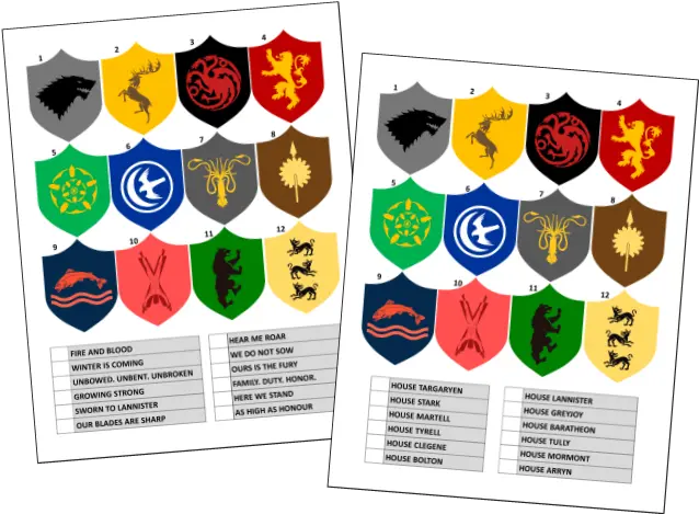 Top 10 Game Of Thrones Party Printable Game Of Thrones Party Png Game Of Thrones Got Logo