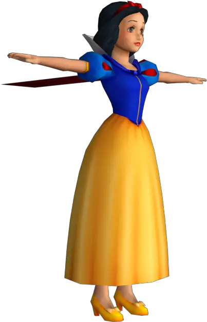 Playstation 2 Kingdom Hearts Snow White The Models Costume Png Snow White Transparent