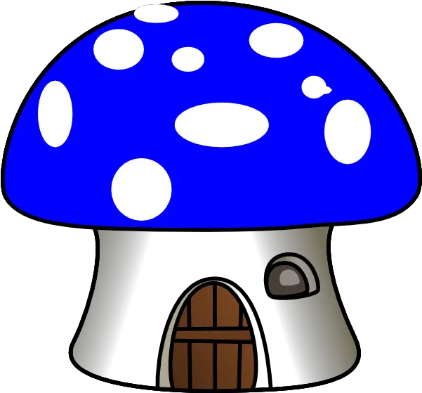 Mushrooms Png Picture Black And White Stock Clipart Cartoon Mushroom House Mushrooms Png