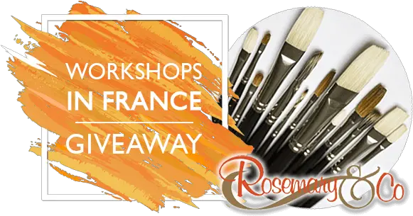 Workshops In Franceu0027s Rosemary Brush Facebook Giveaway Blue Paint Splash Vector Png Facebook Join Icon