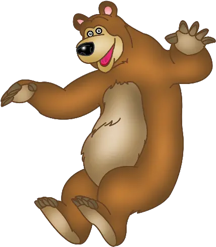 Funny Brown Bear Cute Cartoon Bear Images Png Cartoon Bear Png