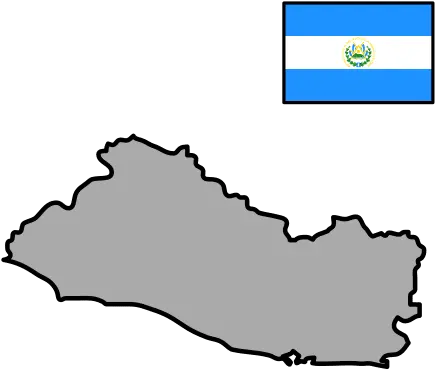 Global Symbols Flag El Salvador In Mulberry Map Png El Salvador Flag Png