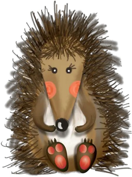 Icon Cute Transprent Png Animals Illustration Handdrawn Png Porcupine Png