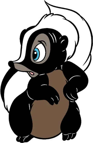 Flower From Bambi Png Bambi Skunk Transparent Background Bambi Png