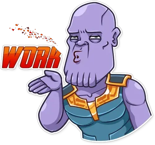 Thanos Whatsapp Stickers Stickers Cloud Cartoon Png Thanos Head Transparent